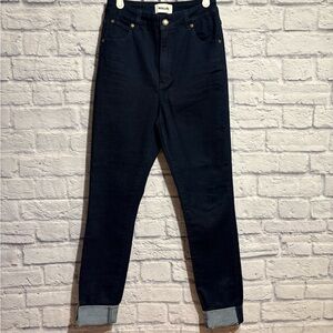 Rolla's Dark Blue Women’s High-Rise Ankle Jeans Size 27